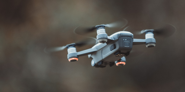 Image of Drone Flying on Brown Background from Best Travel Drones Image 3